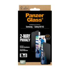 PanzerGlass Privacy Screen Protector UWF - Clear - Samsung Galaxy A57 5G Doorzichtige schermbeschermer - Afbeelding 3