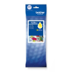Brother LC528XLY Yellow Ink Cartridge inktcartridge 1 stuk(s) Origineel Ultrahoog rendement Geel