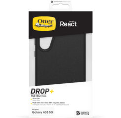 OtterBox React Series Samsung Galaxy A35 5G Black - Afbeelding 4