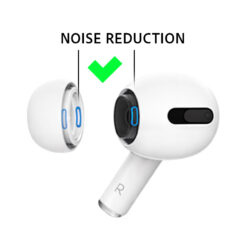 Xccess Silicon Replacement Ear Tips for Airpod Pro 1/2 Size S/M/L (3 Pair) White - Afbeelding 5