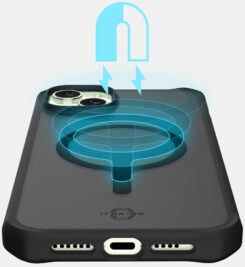 ITSKINS Level 2 HybridMagFrost_R for Apple iPhone 14/15 Black - Afbeelding 2