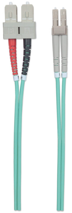 Intellinet 750158 InfiniBand en Glasvezelkabel 2 m LC SC Aqua-kleur - Afbeelding 5