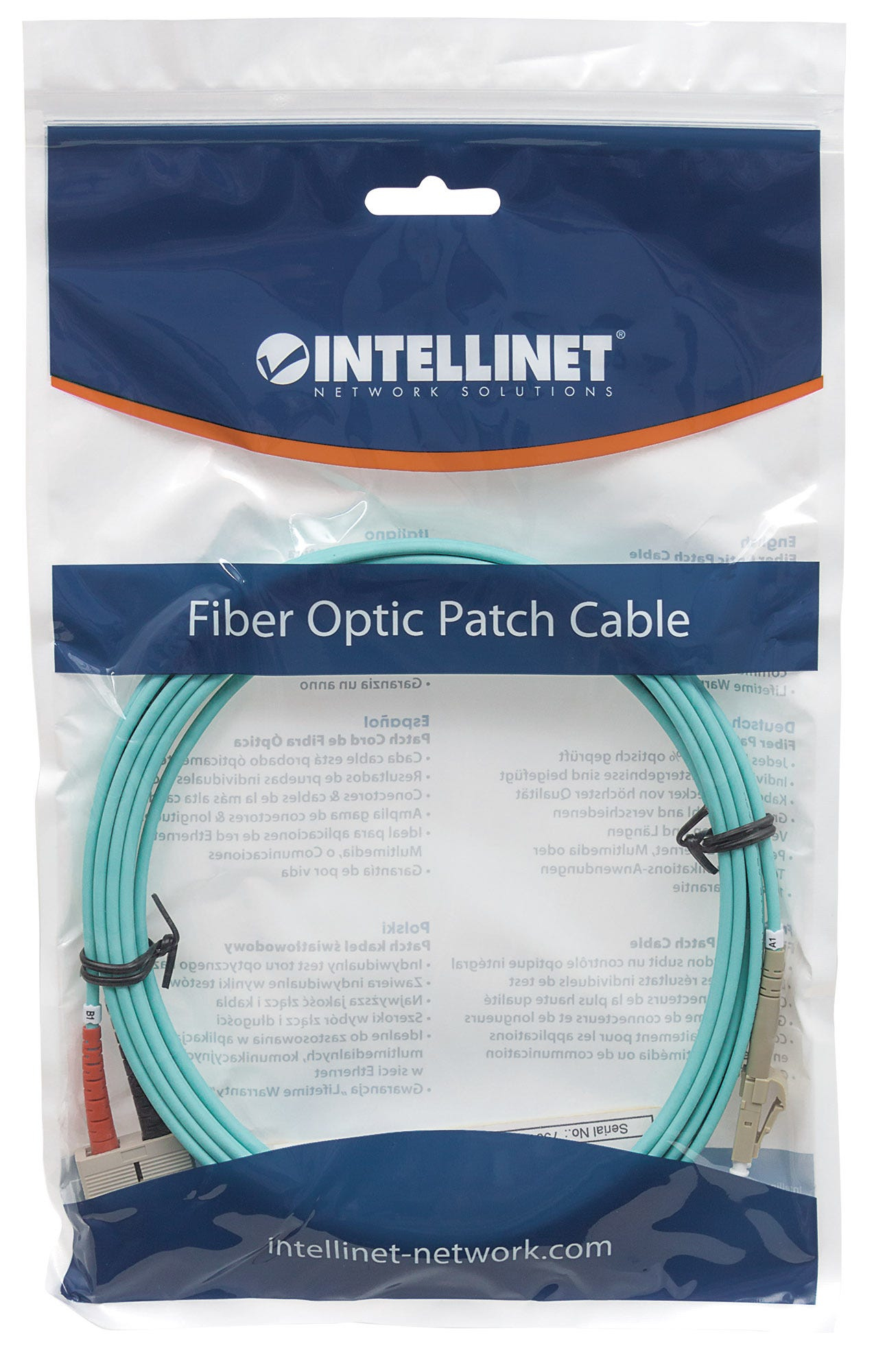 Intellinet 750158 InfiniBand en Glasvezelkabel 2 m LC SC Aqua-kleur - Afbeelding 6