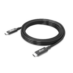 CLUB3D USB4 Gen3x2 Type-C Bi-Directional Cable 8K60Hz or 4K120Hz, Data 40Gbps, PD 240W(48V/5A) EPR M/M 3m / 9.84ft - Afbeelding 4