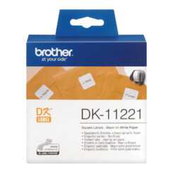 Brother DK-11221 labelprinter-tape Zwart op wit - Afbeelding 4