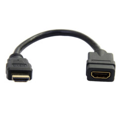 StarTech.com 15,2cm HDMI verlengkabel, Korte HDMI kabel Male naar Female, 4K HDMI kabel verlenger, 4K 30Hz UHD HDMI Port Saver M / F, High Speed HDMI 1.4, 30AWG, HDMI Dongle Extender