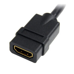StarTech.com 15,2cm HDMI verlengkabel, Korte HDMI kabel Male naar Female, 4K HDMI kabel verlenger, 4K 30Hz UHD HDMI Port Saver M / F, High Speed HDMI 1.4, 30AWG, HDMI Dongle Extender - Afbeelding 4