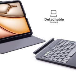 ZAGG Pro Keys 2 Bluetooth Keyboard Case for Apple iPad Air 13 (2024/2025/2026) QWERTY Black - Afbeelding 4