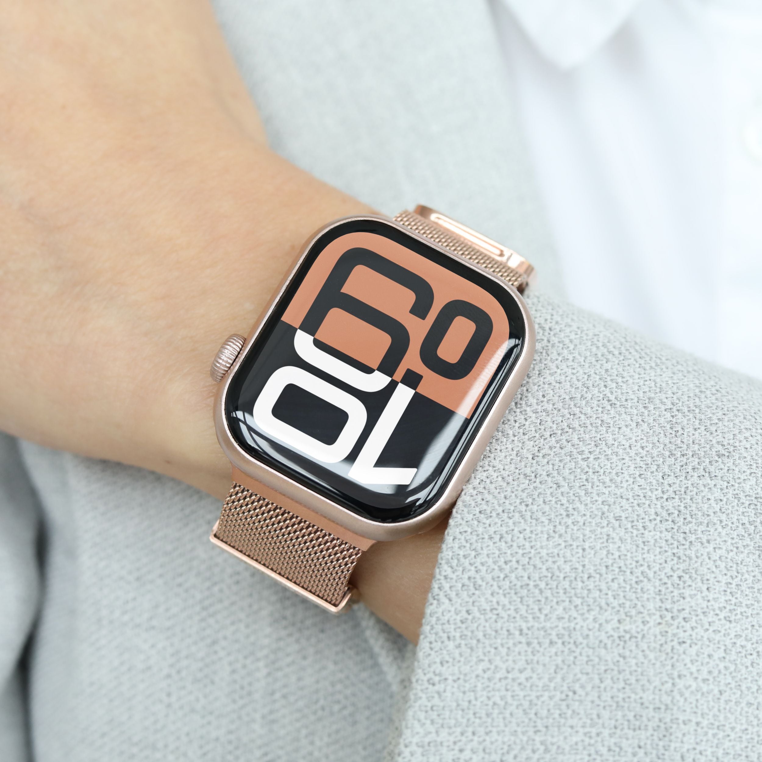 Vonmählen Milanese Loop 2 For Apple Watch 40 - 41 - 42mm One Size Rose Gold - Afbeelding 2
