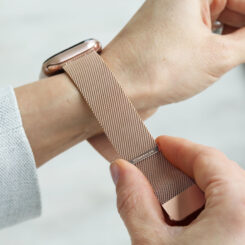 Vonmählen Milanese Loop 2 For Apple Watch 40 - 41 - 42mm One Size Rose Gold - Afbeelding 3