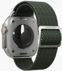 Vonmählen Woven Loop For Apple Watch 40 - 41 - 42mm One Size Silver/Olive