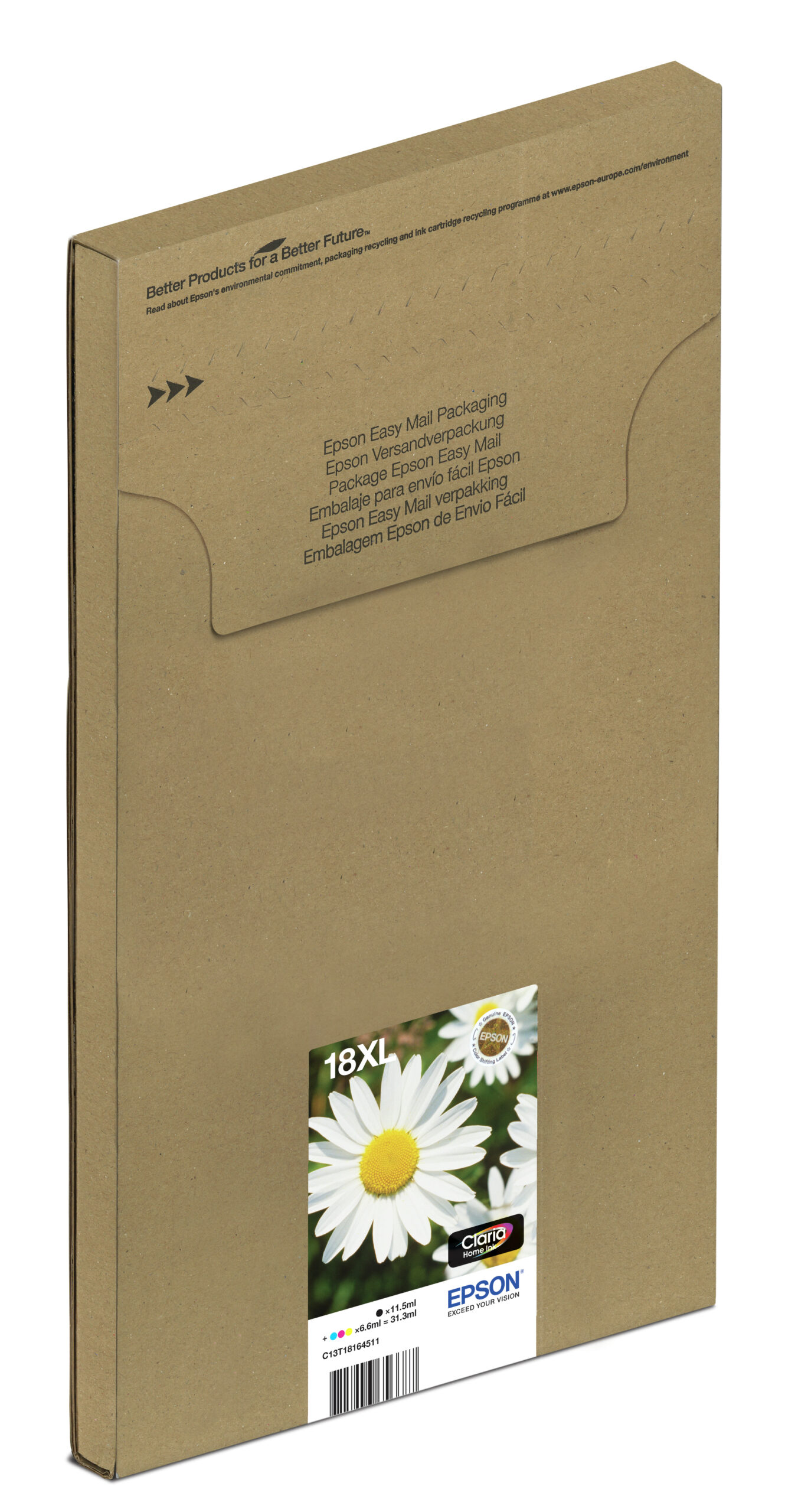 Epson Daisy 18XL Madeliefje Claria Home multipack vierkleuren EasyMail-inkt - Afbeelding 3