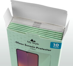 My Style Tempered Glass Screen Protector for Samsung Galaxy S26 5G Clear (10-Pack) - Afbeelding 3