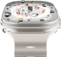 Vonmahlen Thin Case for Apple Watch Ultra 1/2/3 49mm Transparent - Afbeelding 3