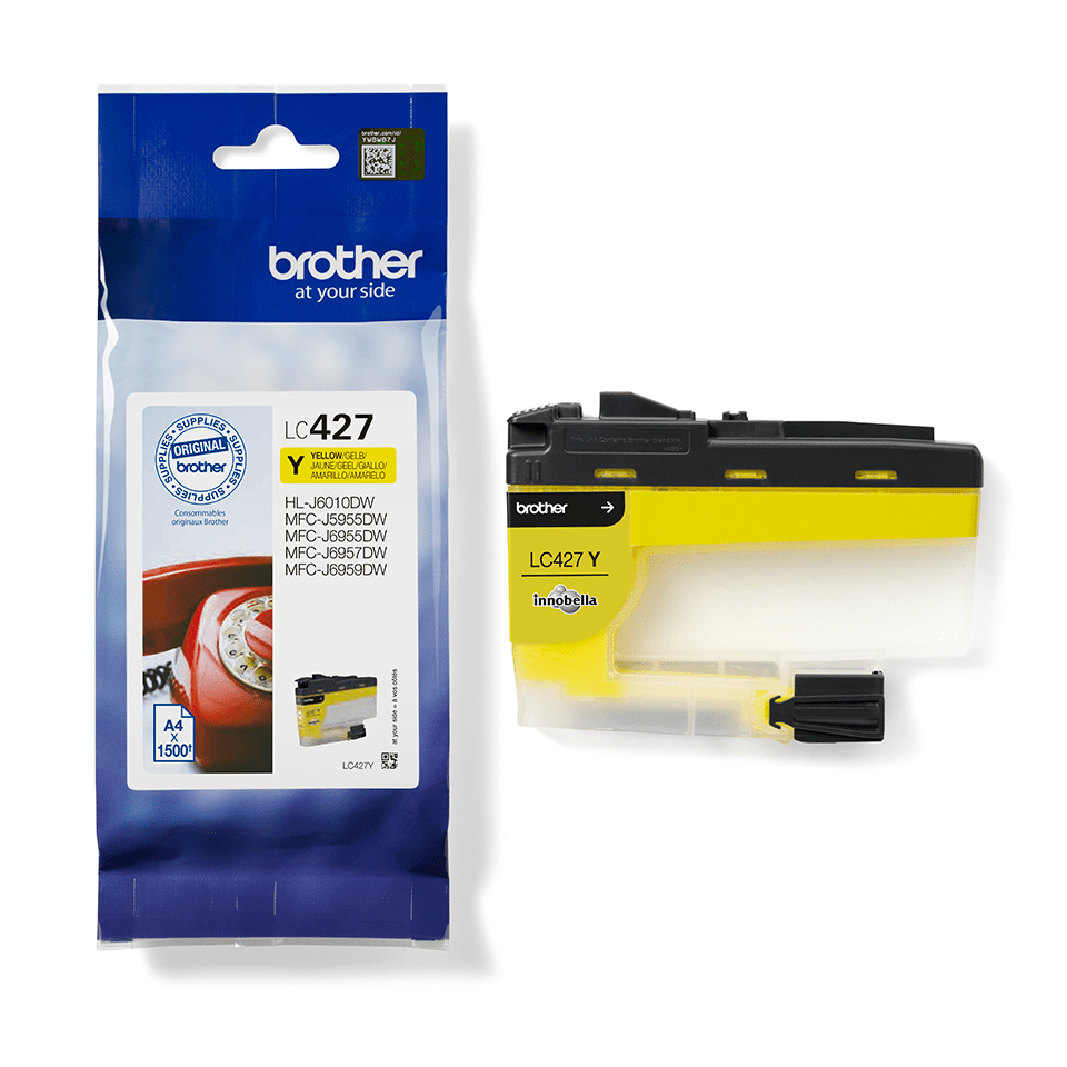 Brother LC-427Y inktcartridge 1 stuk(s) Origineel Geel - Afbeelding 3