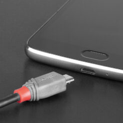 Lindy 36893 USB-kabel USB 2.0 3 m USB C Micro-USB B 0,48 Gbit/s Zwart - Afbeelding 5
