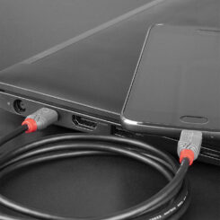 Lindy 36893 USB-kabel USB 2.0 3 m USB C Micro-USB B 0,48 Gbit/s Zwart - Afbeelding 4