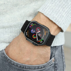 Vonmählen Woven Loop For Apple Watch 40 - 41 - 42mm One Size All Black - Afbeelding 2