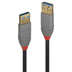Lindy 36760 USB-kabel USB 3.2 Gen 1 (3.1 Gen 1) 0,5 m USB A 5 Gbit/s Zwart - Afbeelding 2