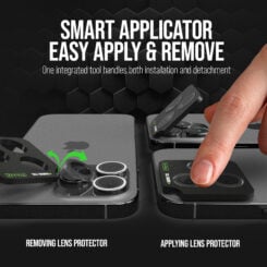 Striker Single Lens Glass Camera Protector - Transparent - Apple iPhone 18 Pro/18 Pro Max - Afbeelding 5