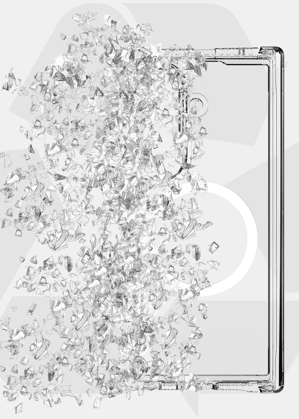 ITSKINS Level 2 HybridMagClear_R with Hinge for Samsung Galaxy Z Fold8 Ultra 5G Transparent - Afbeelding 8