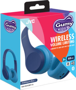 HA-KG10BT JVC Gumy Kids Wireless Bluetooth Stereo Headset Blue - Afbeelding 2