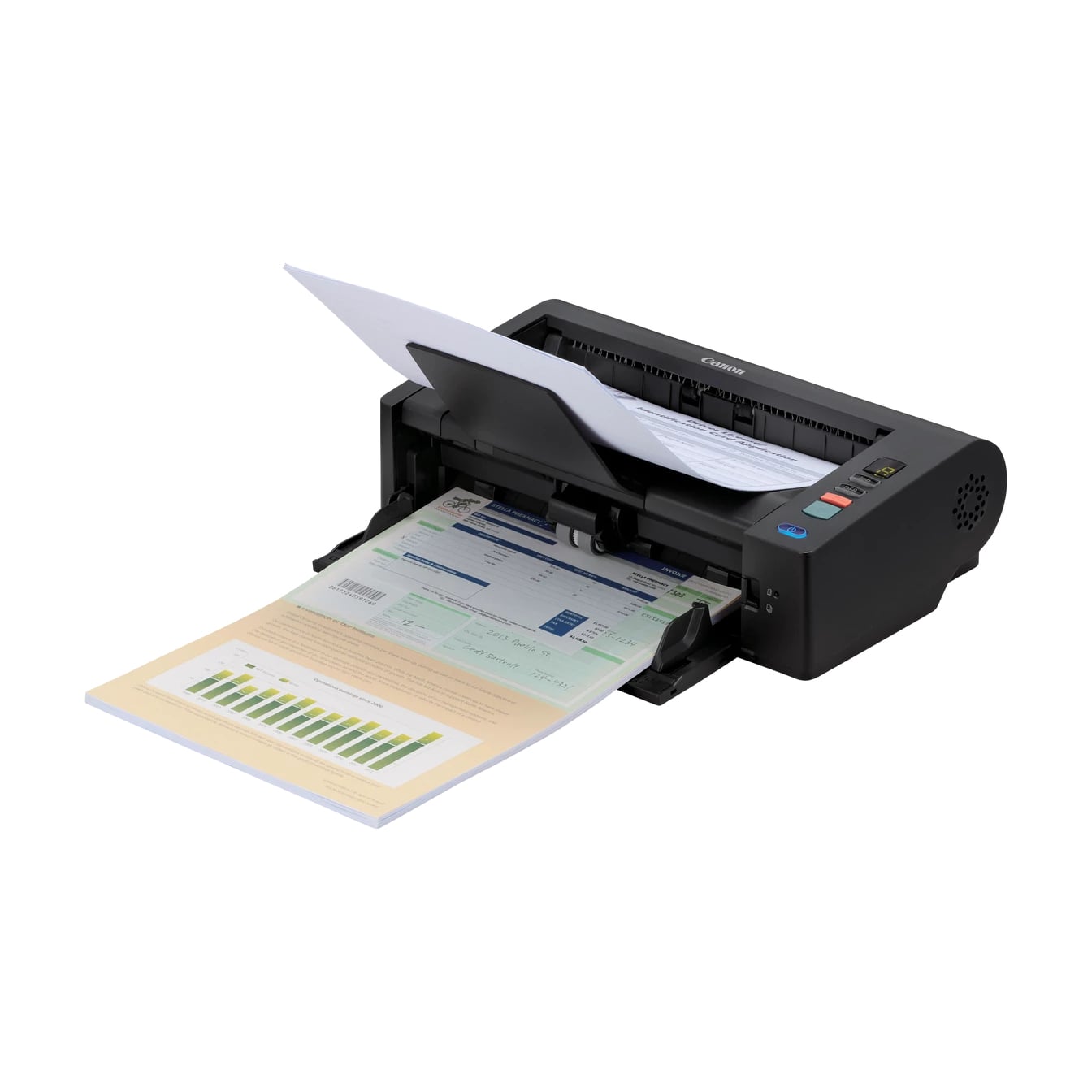 Canon imageFORMULA DR-M140II Scanner met ADF + invoer voor losse vellen 600 x 600 DPI A4 Zwart - Afbeelding 2