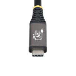 StarTech.com 1m USB4 Kabel, 80Gbps, USB-IF Gecertificeerde USB-C Kabel, 240W PD, 8K 120Hz/4K 240Hz, DP2.1, DP80, Thunderbolt 4 Compatibel, USB Type-C Kabel - Afbeelding 5