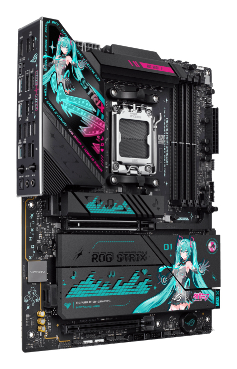 ASUS ROG STRIX X870E-H GAMING WIFI7 HATSUNE MIKU EDITION AMD X870E Socket AM5 ATX - Afbeelding 3
