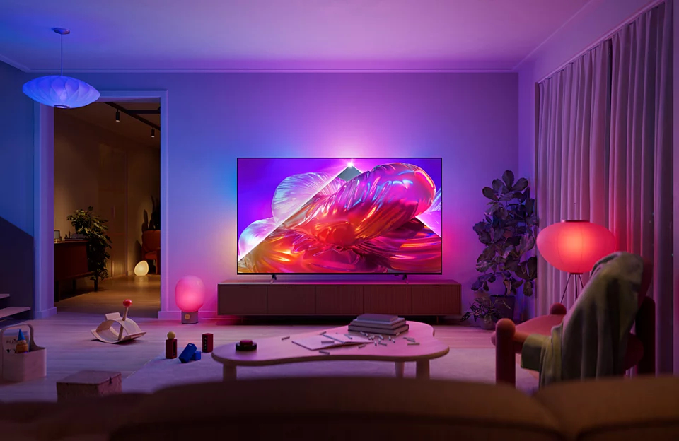 65I 4K UHD SMART TV / MODEL PQS9081/12 / SMART TV PLATFORM / GESCHIKTVOOR STREAMING EN DAGELIJKS GEBRUIK - Afbeelding 4