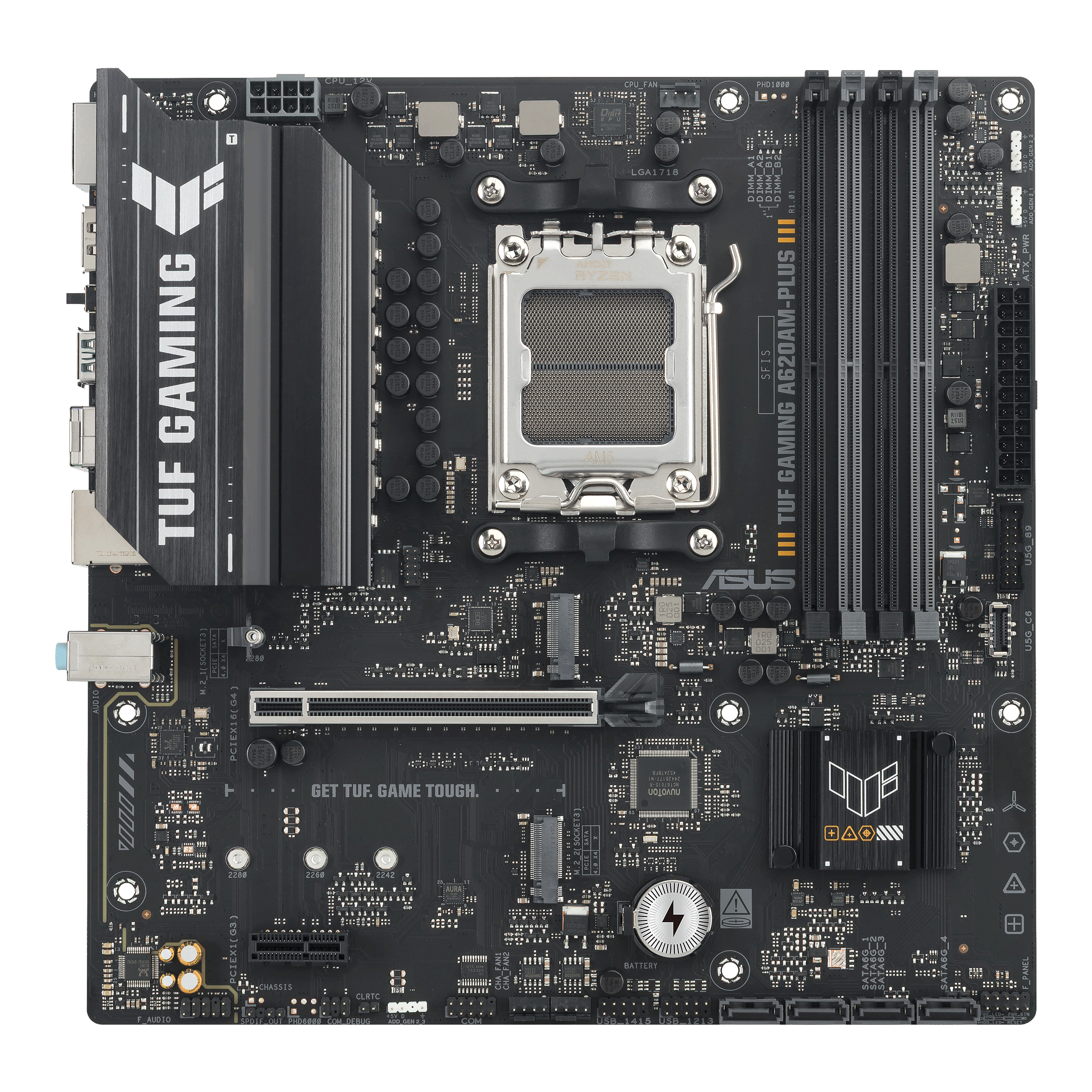 ASUS TUF GAMING A620AM-PLUS AMD A620A Socket AM5 micro ATX - Afbeelding 2