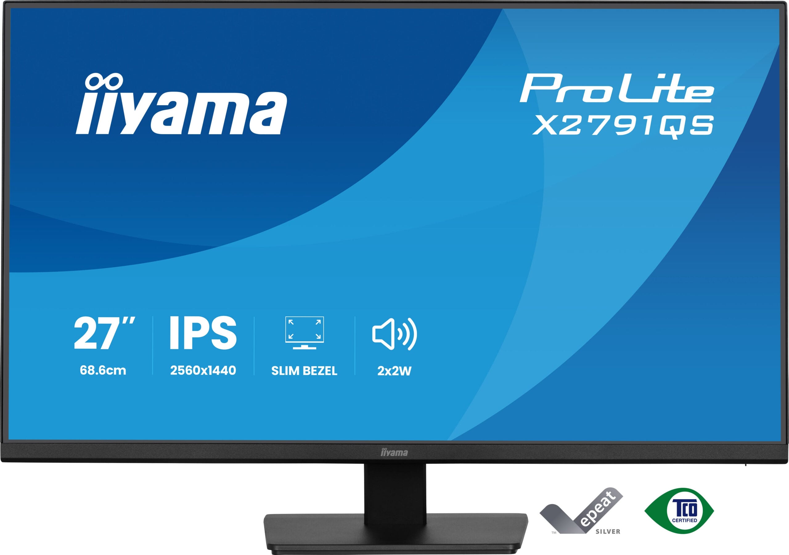 iiyama ProLite X2791QS-B1 computer monitor 68,6 cm (27") 2560 x 1440 Pixels Quad HD LED Zwart - Afbeelding 3