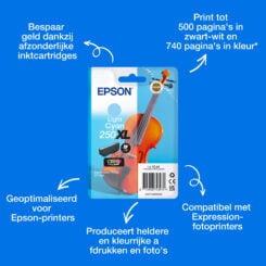 Epson Singlepack, lichtcyaan 250XL Viool Claria Photo HD-inkt - Afbeelding 4