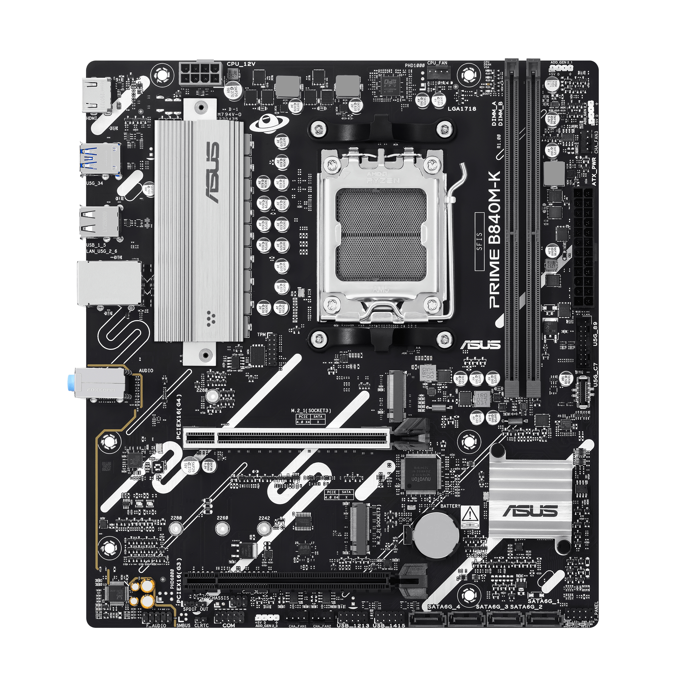 ASUS PRIME B840M-K AMD B840 Socket AM5 micro ATX - Afbeelding 3