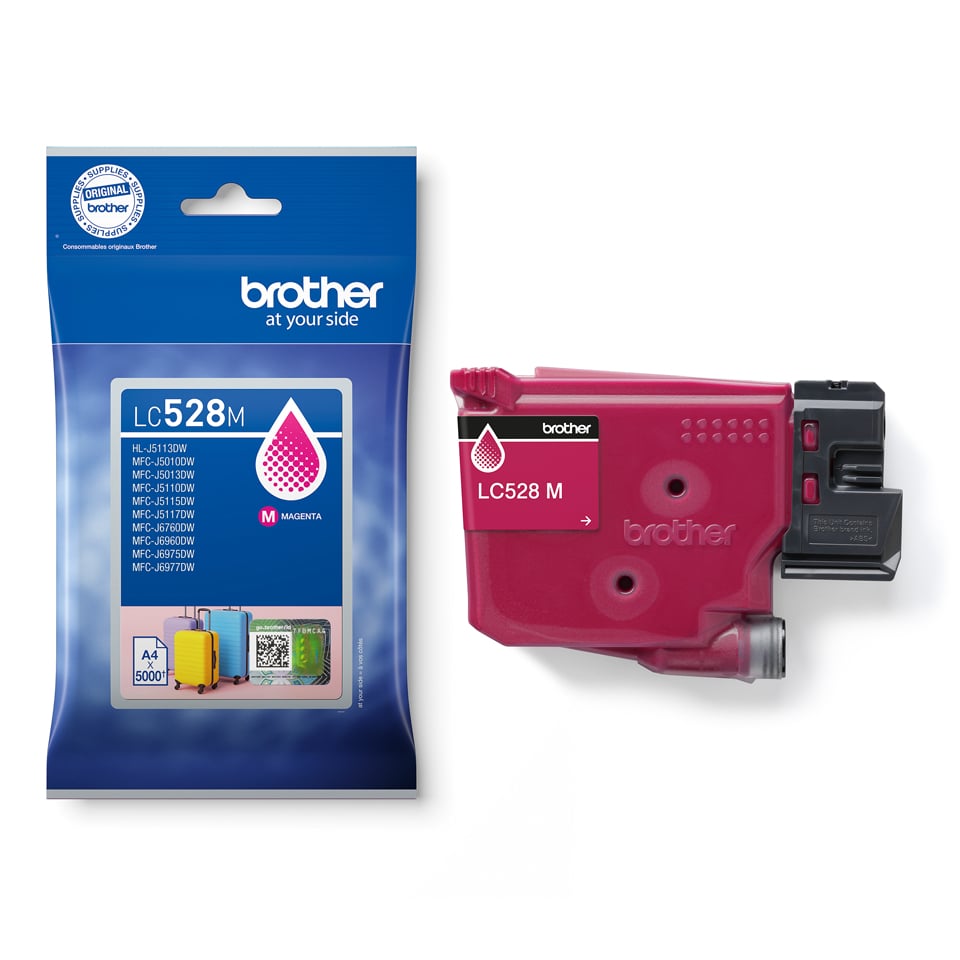 Brother LC528M inktcartridge 1 stuk(s) Origineel Magenta - Afbeelding 4