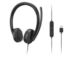 Lenovo 4XD1P83425 hoofdtelefoon/headset Bedraad Hoofdband Oproepen/muziek USB Type-A Zwart - Afbeelding 3