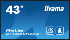 iiyama LH4365UHSB-B1 beeldkrant Kiosk-ontwerp 108 cm (42.5") LED Wifi 800 cd/m² 4K Ultra HD Zwart Type processor Android 11 24/7 - Afbeelding 3