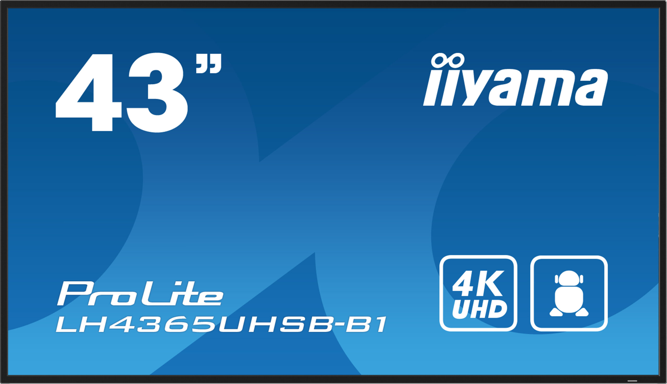 iiyama LH4365UHSB-B1 beeldkrant Kiosk-ontwerp 108 cm (42.5") LED Wifi 800 cd/m² 4K Ultra HD Zwart Type processor Android 11 24/7 - Afbeelding 3