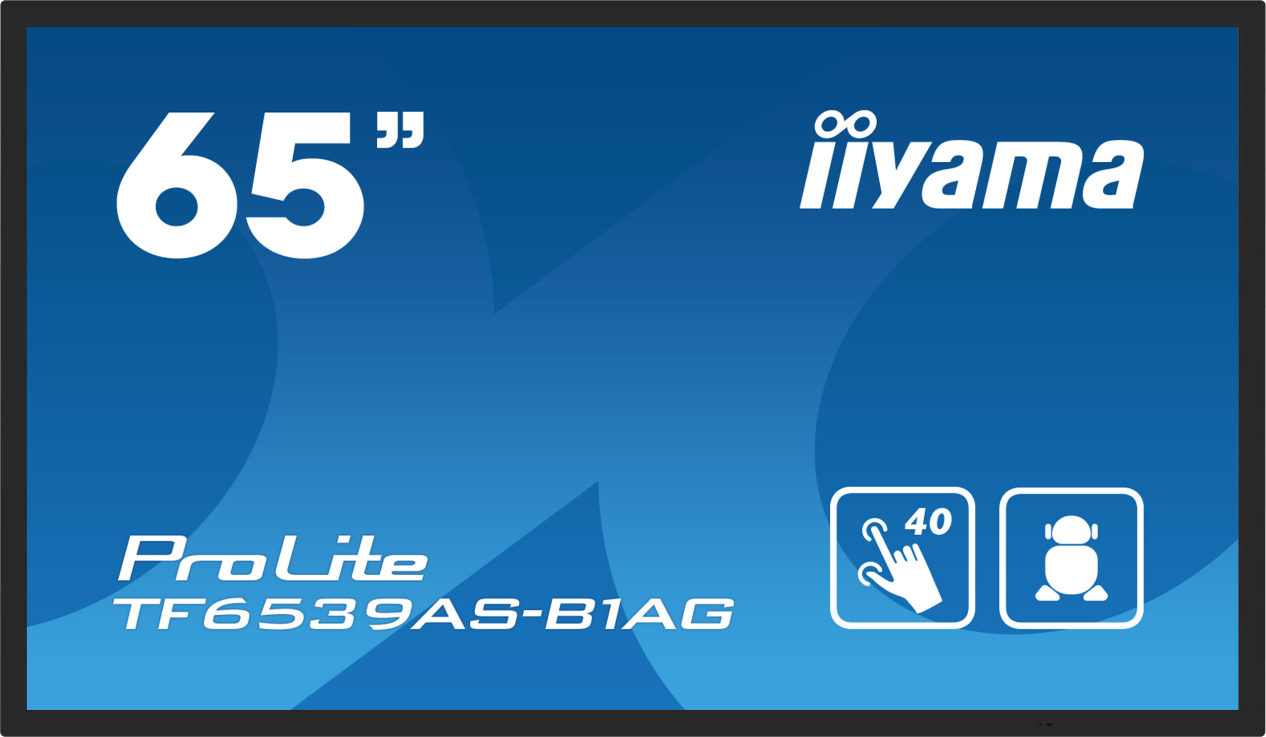 iiyama TF6539AS-B1AG beeldkrant Kiosk-ontwerp 163,8 cm (64.5") LED 435 cd/m² 4K Ultra HD Zwart Touchscreen Type processor Android 11 24/7 - Afbeelding 3