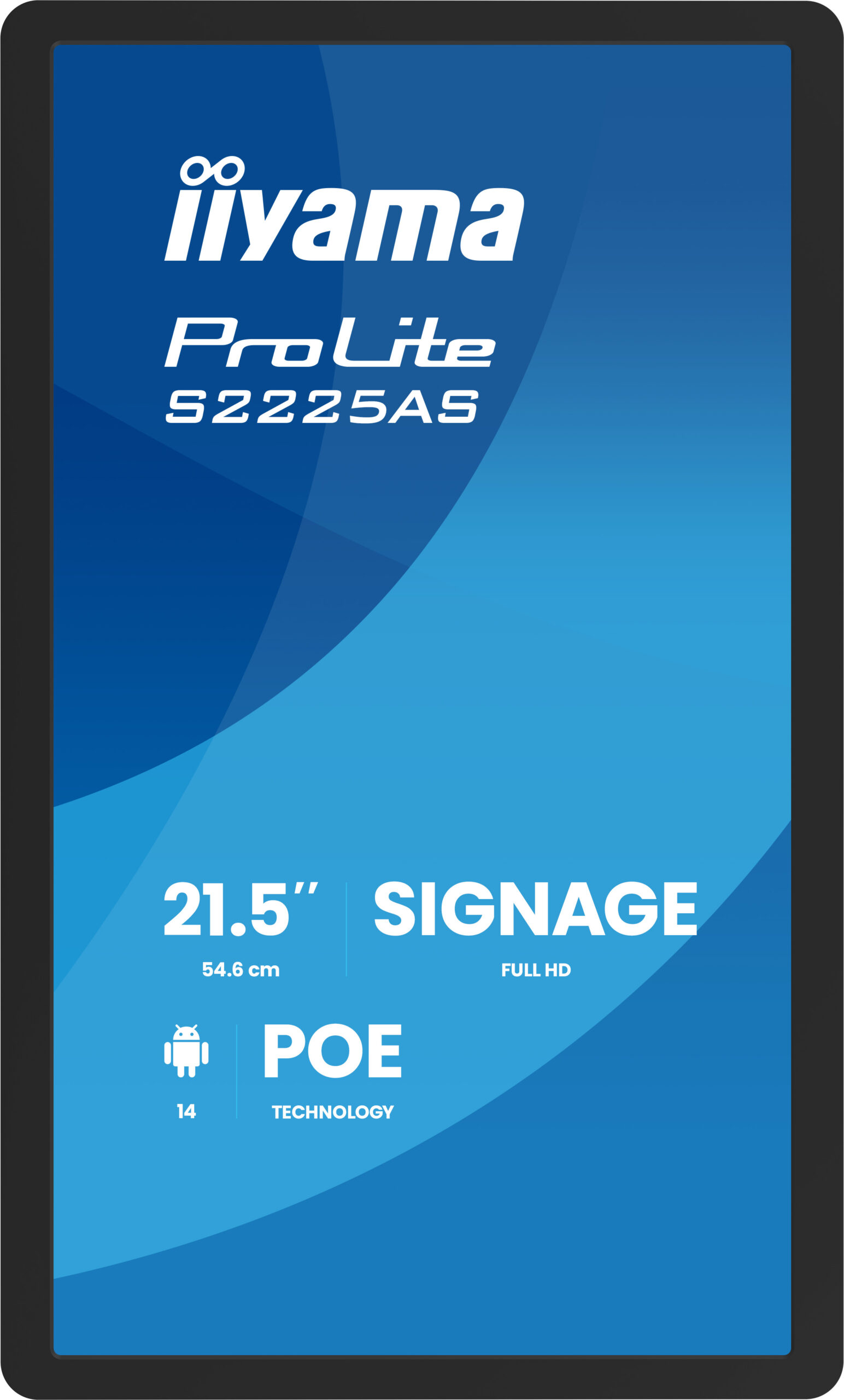 iiyama ProLite S2225AS-B1P Digitale signage flatscreen 54,6 cm (21.5") LCD Wifi 500 cd/m² Full HD Zwart Type processor Android 24/7 - Afbeelding 5
