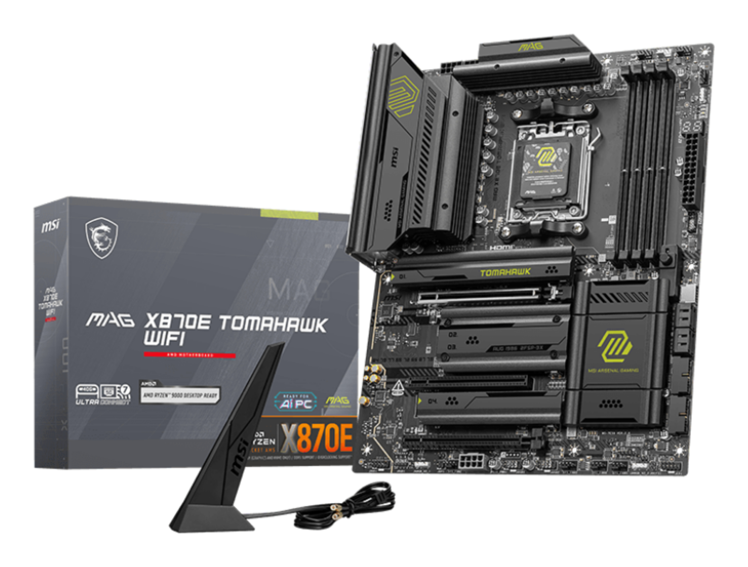 MSI MAG X870E TOMAHAWK WIFI moederbord AMD X870E Socket AM5 ATX