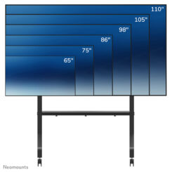 Neomounts FL50-575BL1 TV trolley 65-115" - snelle installatie - TÜV - Afbeelding 4