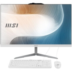 MSI Modern AM242 1M-1220EU Intel Core 5 120U 60,5 cm (23.8") 1920 x 1080 Pixels Alles-in-één-pc 8 GB DDR5-SDRAM 512 GB SSD Windows 11 Pro Wi-Fi 6E (802.11ax) Wit