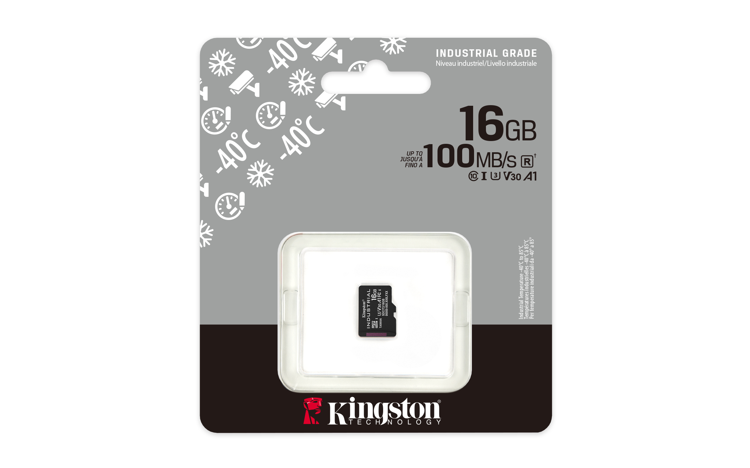 Kingston Technology 16GB microSDHC Industrial C10 A1 pSLC-kaart enkele verpakking zonder adapter - Afbeelding 4