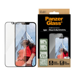 PanzerGlass ® Screen Protector iPhone 17e | 16e | 14 | 13 | 13 Pro | Ultra-Wide Fit w. EasyAligner Doorzichtige schermbeschermer Apple 1 stuk(s) - Afbeelding 3