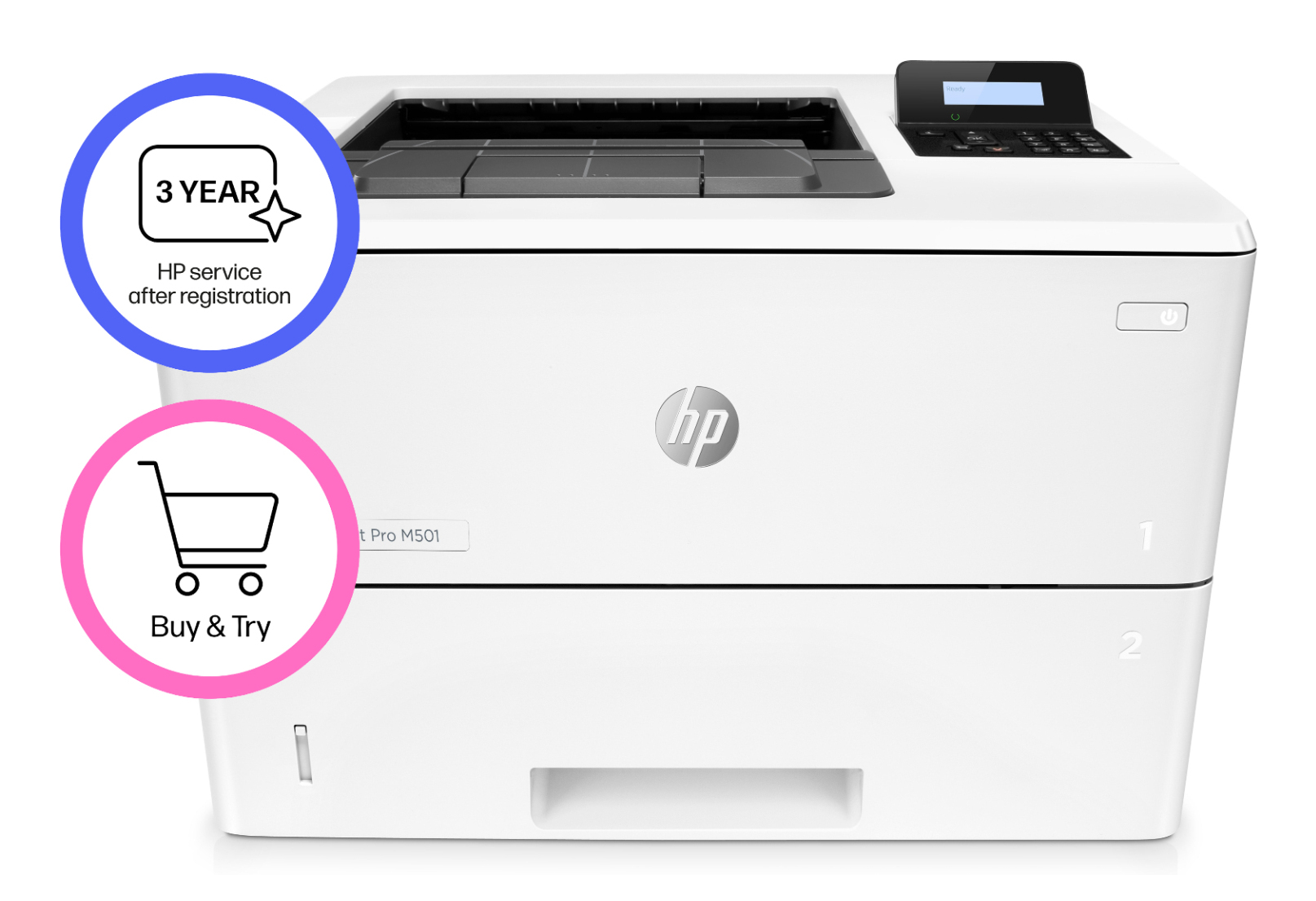 HP LaserJet Pro M501dn - Afbeelding 3