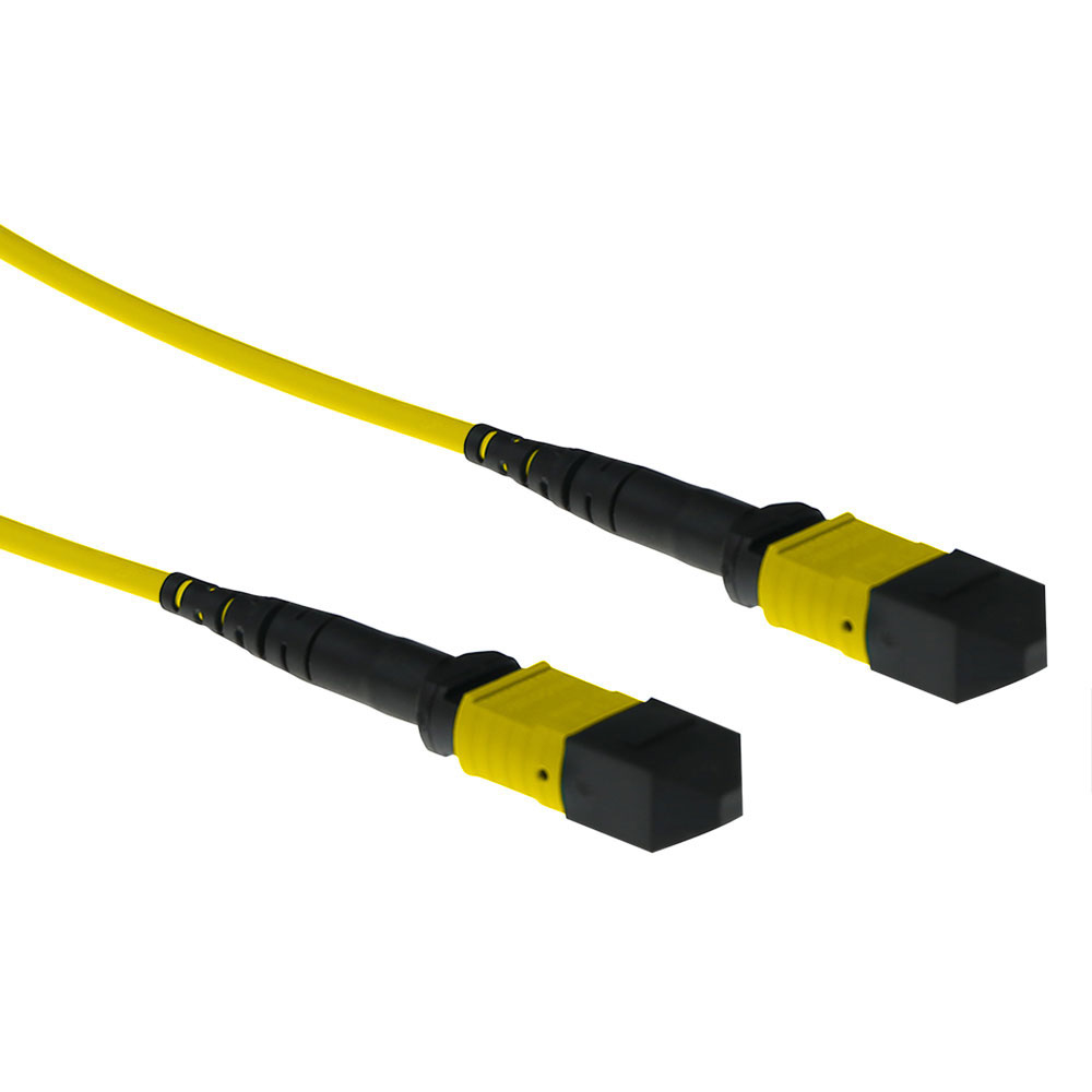 ACT 5 meter Singlemode 9/125 OS2 glasvezel patchkabel polarity A met MTP female connectoren