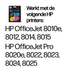 HP 912 4-pack originele inktcartridges, cyaan/magenta/geel - Afbeelding 3