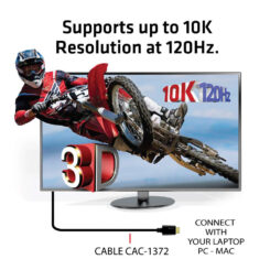 CLUB3D Ultra High Speed HDMI 4K120Hz, 144Hz Certified Cable 48Gbps M/M 2 m / 6.56 ft - Afbeelding 6