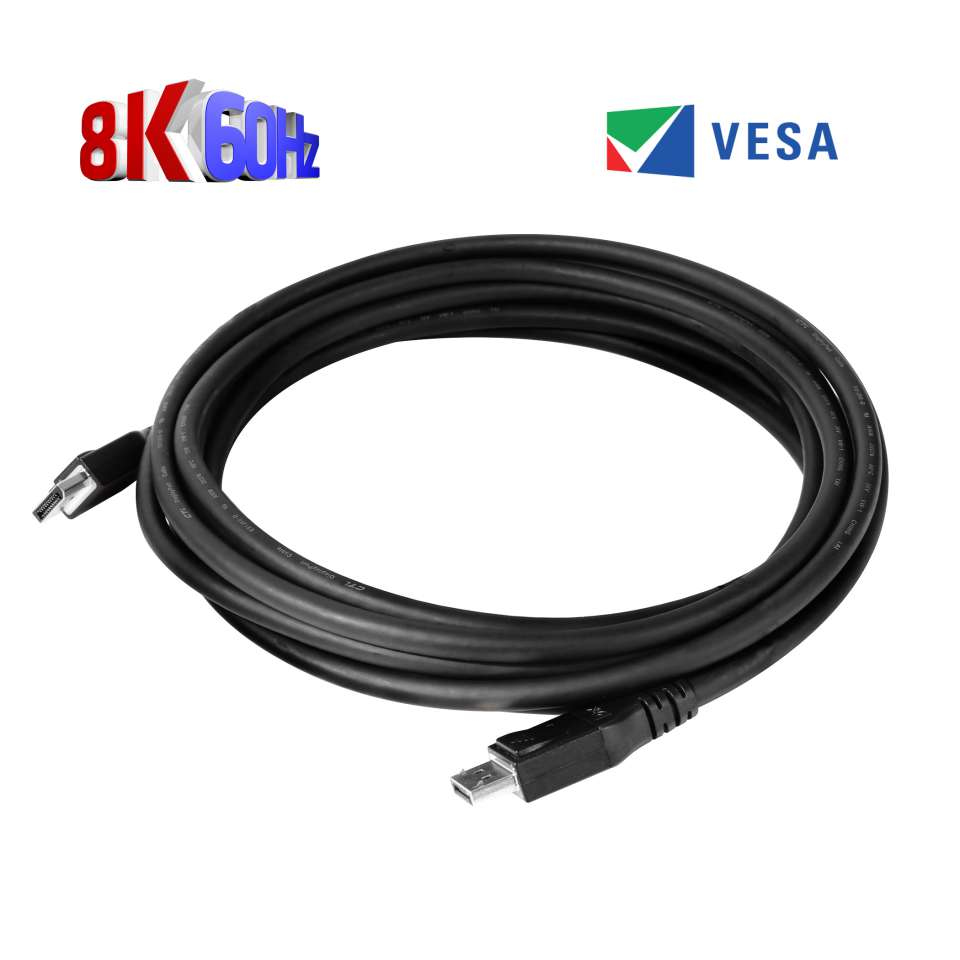 CLUB3D DisplayPort 1.4 HBR3 8K Kabel M/M 5 meter - Afbeelding 6